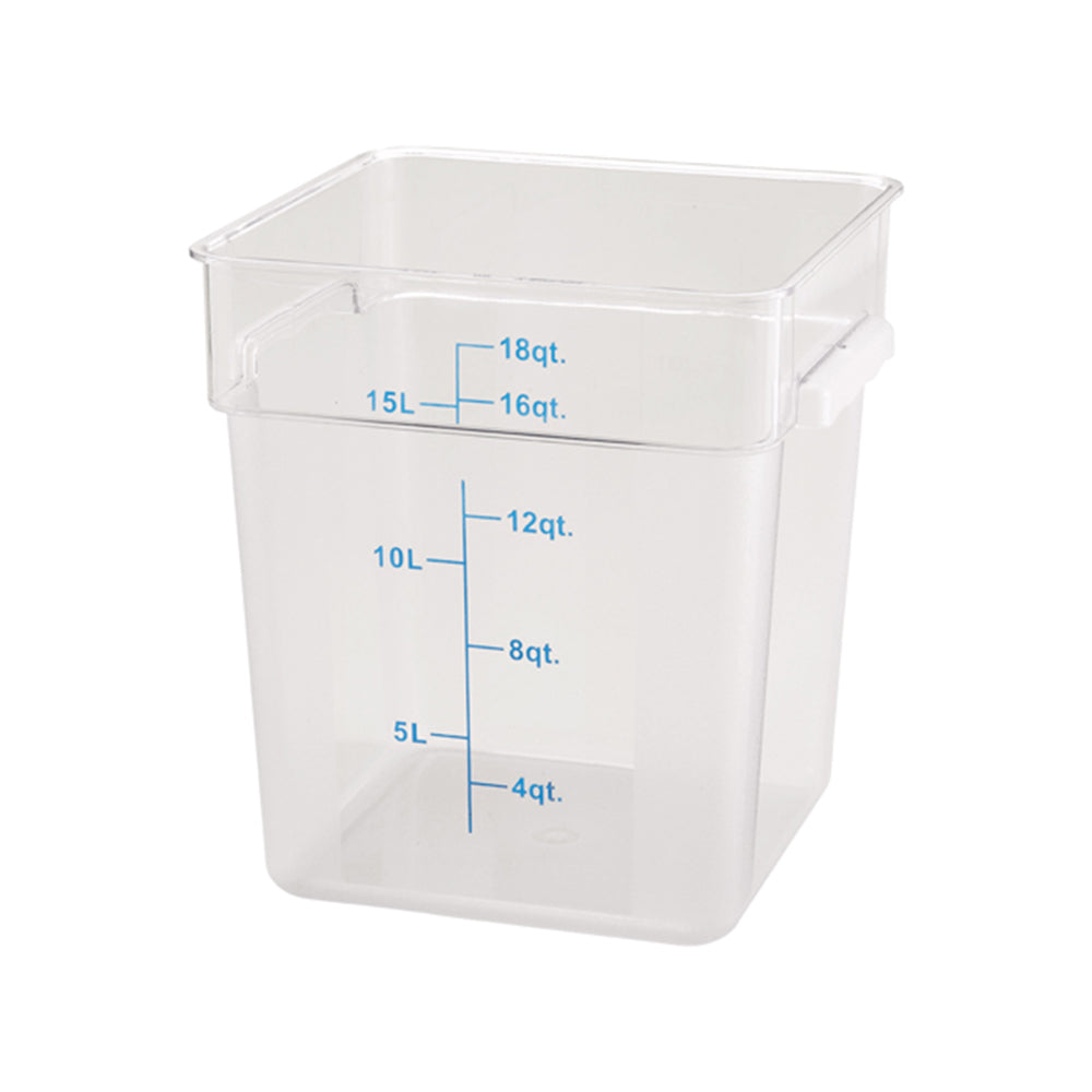 Wholesale Winco Each 18 Quart Food Storage Container- Bulk