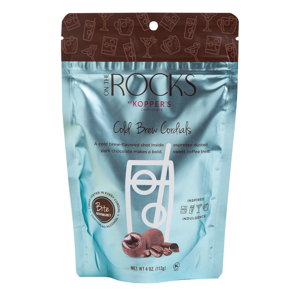 Wholesale On The Rocks Cold Brew Cordials 4 Oz Pouch- Bulk