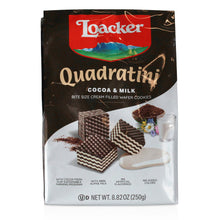 Wholesale Loacker Case Cocoa & Milk Wafer- Bulk