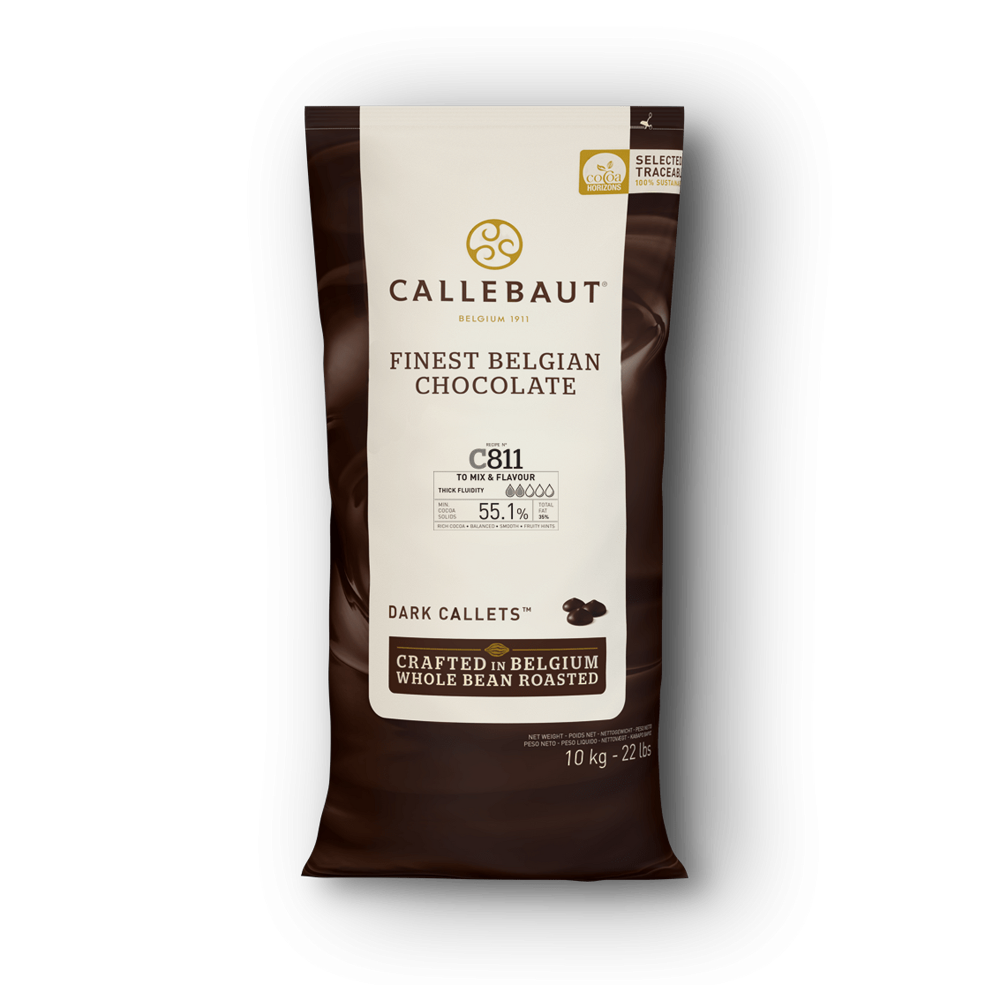 Wholesale Callebaut Callebaut 53.1% Bittersweet Chocolate Callets 10kg- Bulk