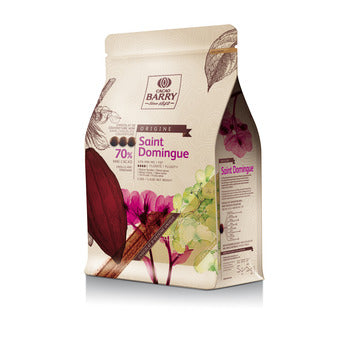 Wholesale Cacao Barry Cacao Barry St Domingue 70% Dark Chocolate 2.5kg- Bulk
