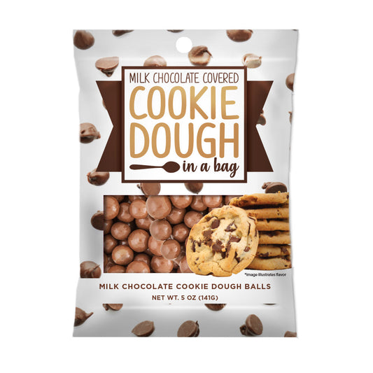 Wholesale MoMints Chocolate Covered Cookie Dough In A Bag 5 Oz Peg Bag- Bulk