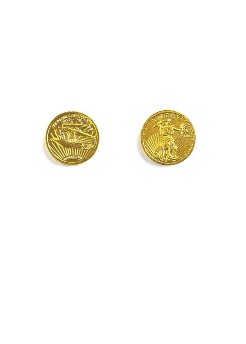 Wholesale Madelaine Chocolate Medium Gold Coins (1¼") (11 lb) 17.6 OZ Per Case- Bulk