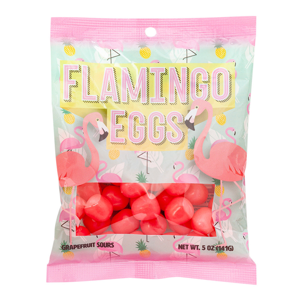 Wholesale MoMints Flamingo Eggs 5 Oz Peg Bag- Bulk