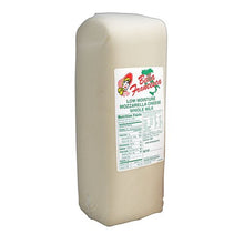 Wholesale Laubscher Whole Milk Mozzarella Loaf 6 LB - Premium Italian Cheese for Pizzas & Pastas- Bulk