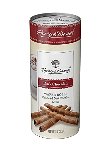 Wholesale Harry & David Dark Chocolate Wafer Rolls Tin 10 oz Bag- Bulk