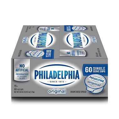 Wholesale Philadelphia Case * Cream Cheese 1Oz Cups- Bulk