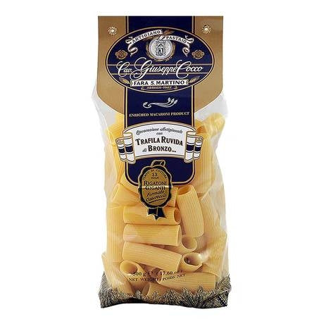 Wholesale Giuseppe Cocco Rigatoni Giganti Pasta | 17 oz- Bulk