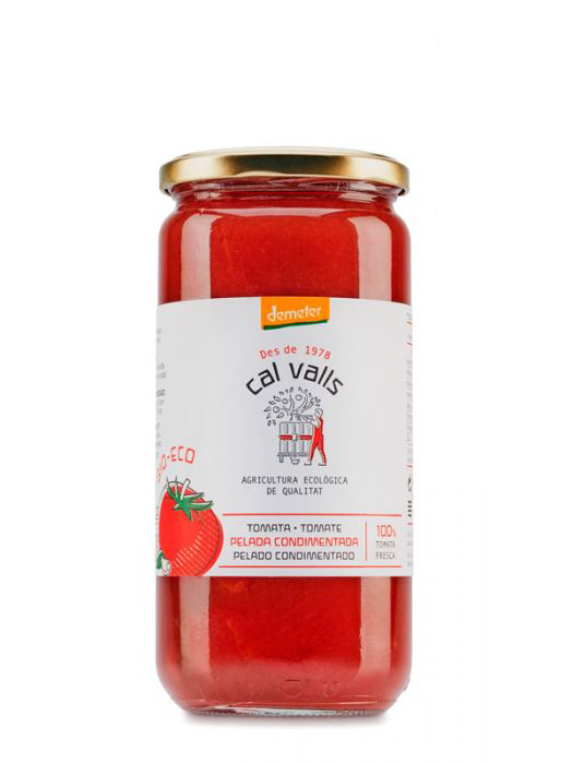 Wholesale Cal Valls Organic Whl Peeled Tomato- Bulk