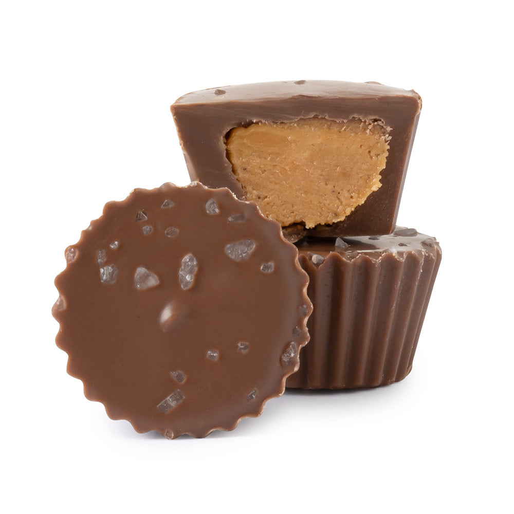 Wholesale BoxNCase Milk Chocolate Peanut Butter Cups With Sea Salt- Bulk