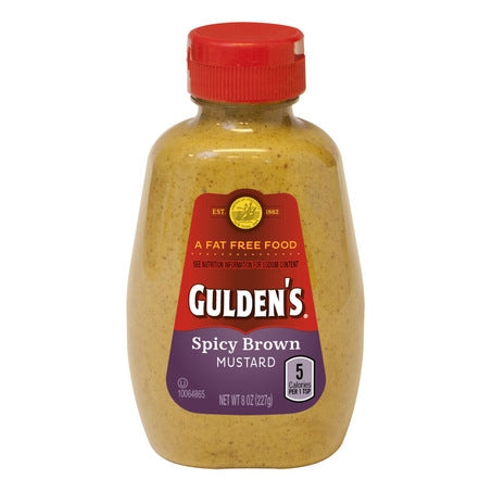 Wholesale Gulden'S Case Spicy Brown Mustard Squeeze Bottle- Bulk