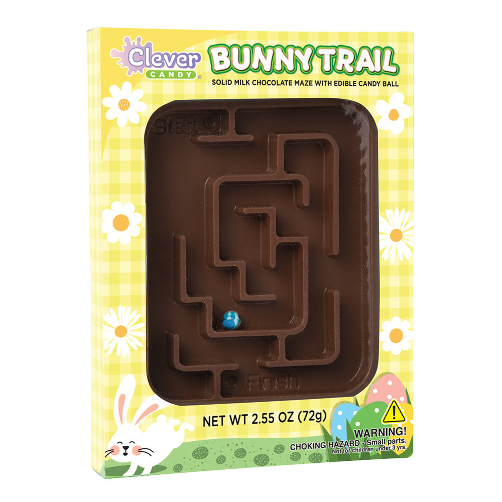 Wholesale Müttenberg Candy Bunny Trail Milk Chocolate Maze 2.55 Oz- Bulk