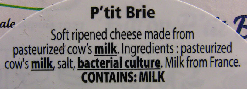 Wholesale Milleret Pet'It Brie 125G- Bulk