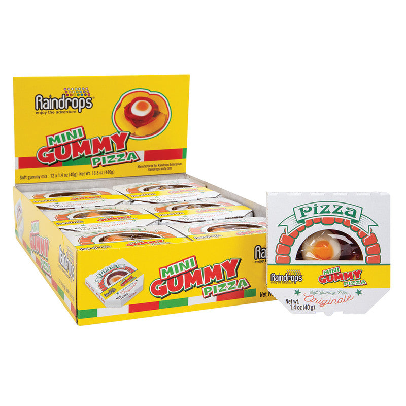 Wholesale Raindrops Tiny Gummy Pizza 1.4 Oz- Bulk
