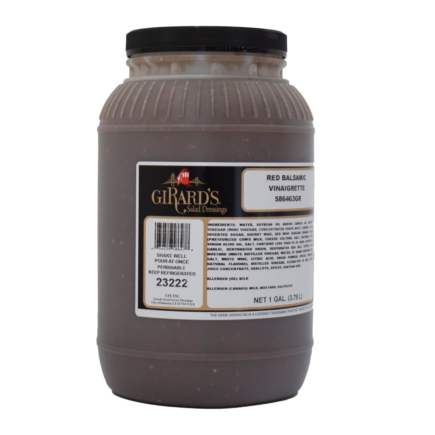 Wholesale Girard's Red Balsamic Vinrette Dressing- Bulk