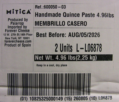 Wholesale Membrillo Bulk 2.25Kg- Bulk