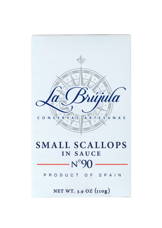 Wholesale La Brujula Scallops In Sauce 15/110- Bulk