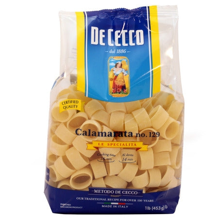 Wholesale De Cecco Calamarata Pasta | 16 oz- Bulk