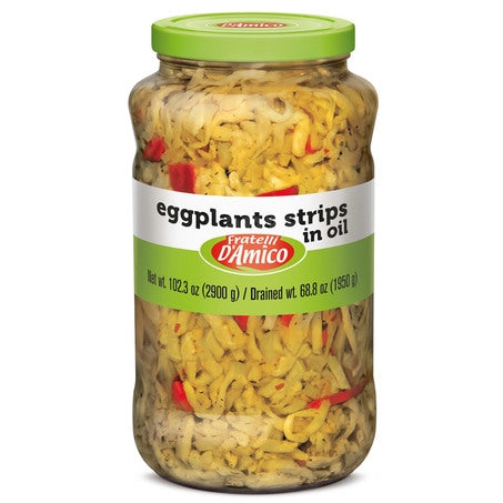 Wholesale D'Amico Each Eggplant Strips In Oil- Bulk