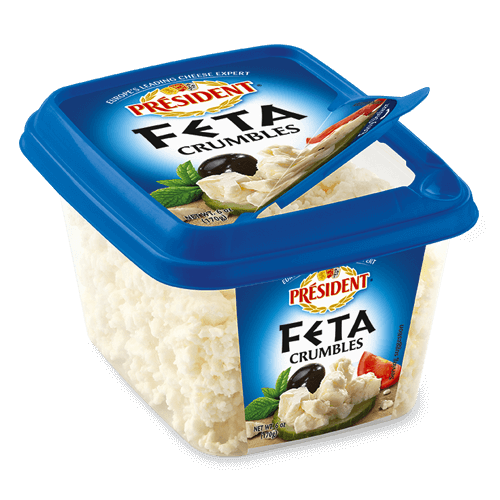 Wholesale President Fat Free Feta Crumbled 8/- Bulk