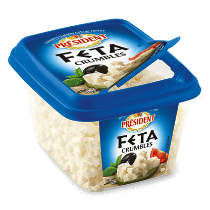 Wholesale President Fat Free Feta Crumbled 8/- Bulk