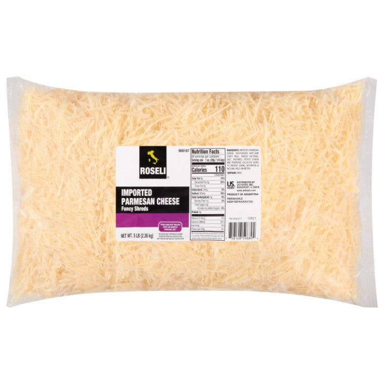 Wholesale Roseli CHEESE, PARMESAN SHREDDED BAG REF- Bulk