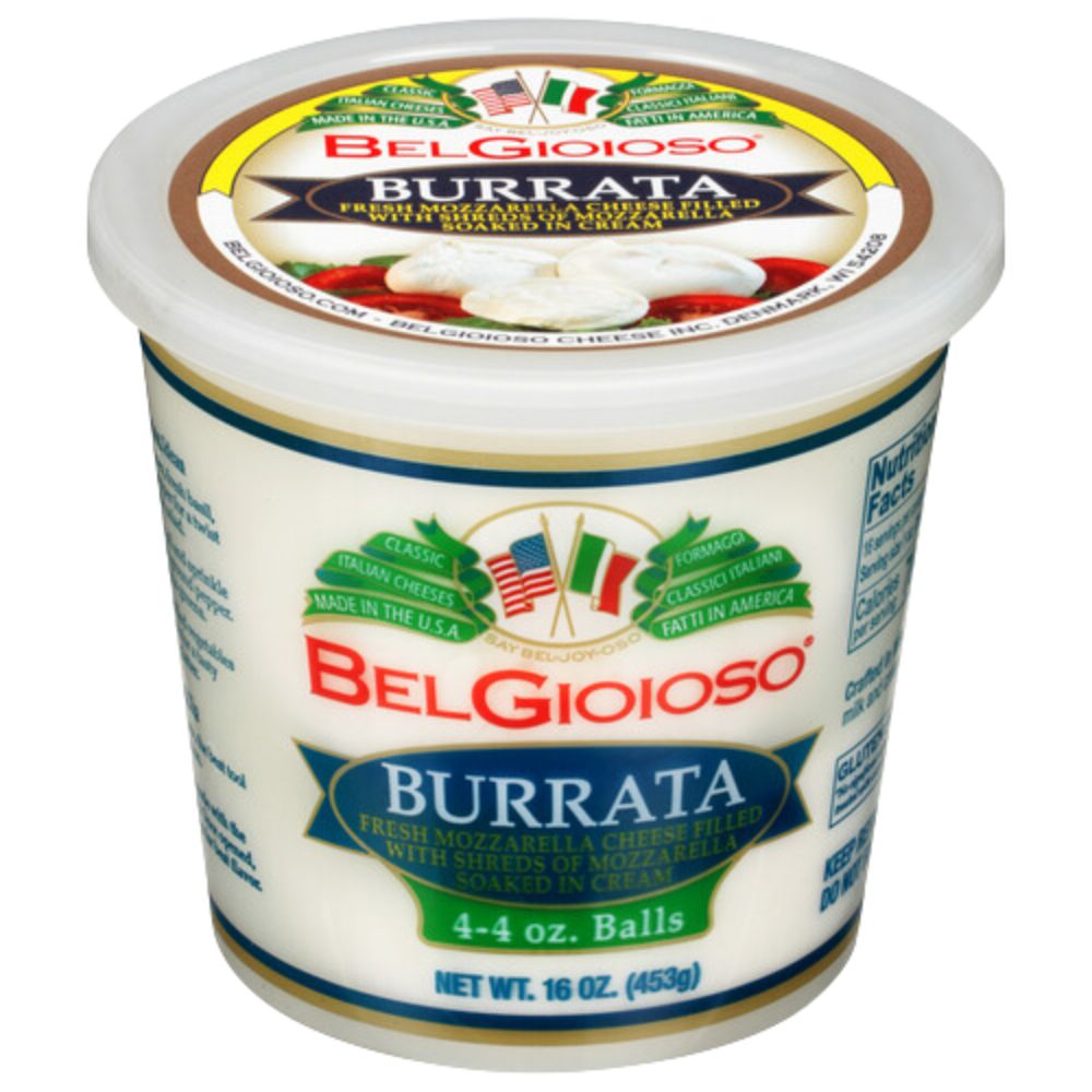 Wholesale Belgioioso 4Oz Burrata Cheese | 1 lb (4- Bulk