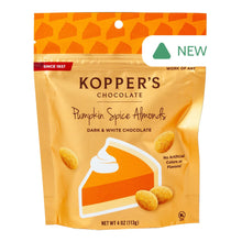Wholesale Kopper'S Chocolate Pumpkin Spice Almonds 4 Oz Pouch- Bulk