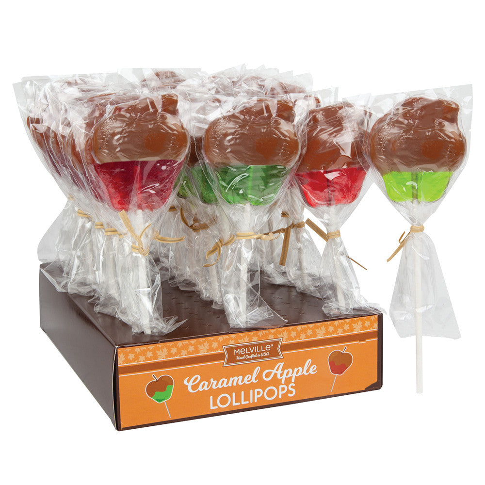 Wholesale Caramel Apple Dipped Lollipop 1 Oz- Bulk