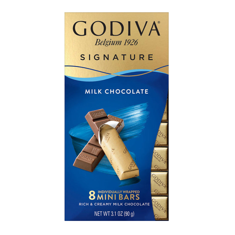 Wholesale Godiva Milk Chocolate 3.1 Oz Mini Bar- Bulk
