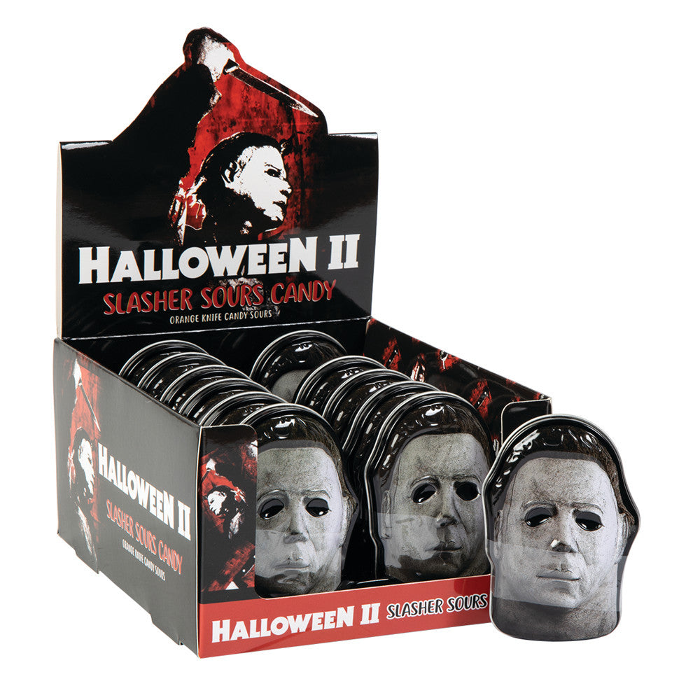 Wholesale Halloween Ii Tin Slasher Sours Orange Knives 1 Oz- Bulk