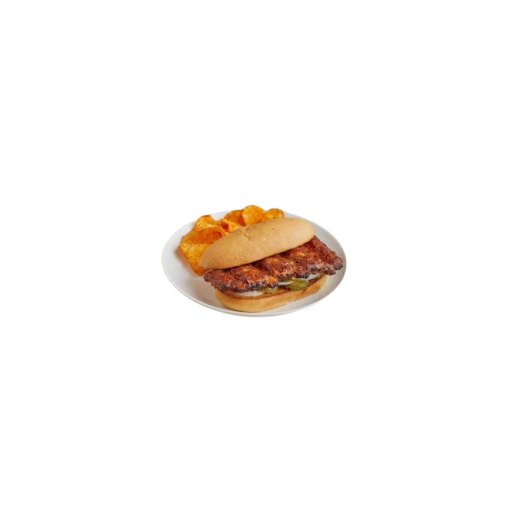 Wholesale Tyson Case 3.25Oz Pork Rib Patties With Honey Bbq Sauce- Bulk