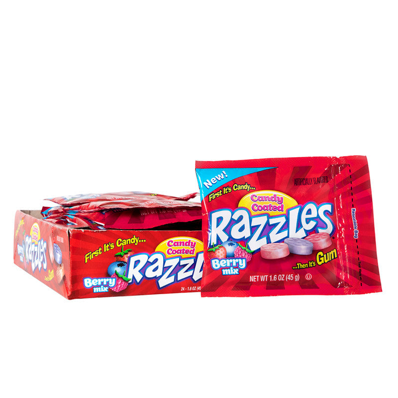 Wholesale Razzles Berry Mix 1.6 Oz Bag- Bulk