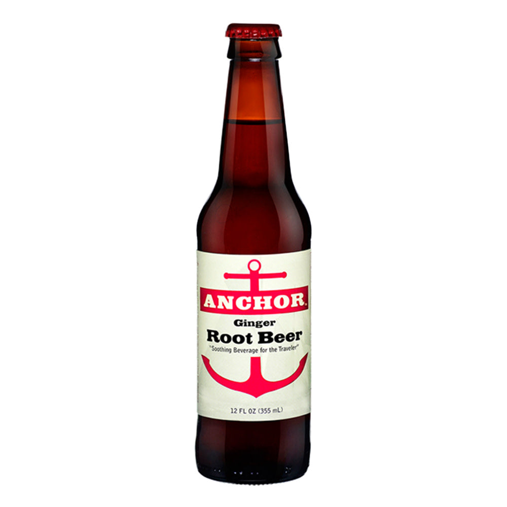 Wholesale Anchor Soda Ginger Root Beer 4 Pack 12 Oz Bottle- Bulk