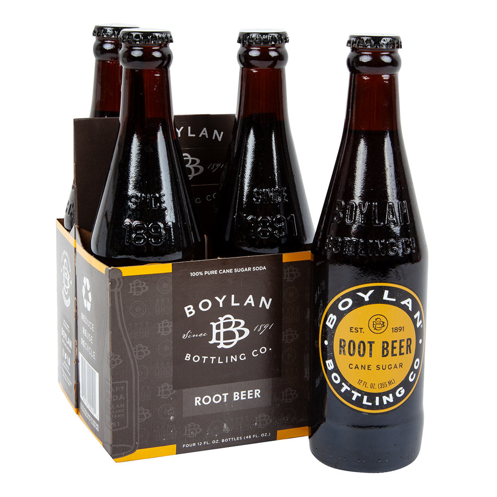 Wholesale Boylan Root Beer 4 Pk 12 Oz Bottle- Bulk