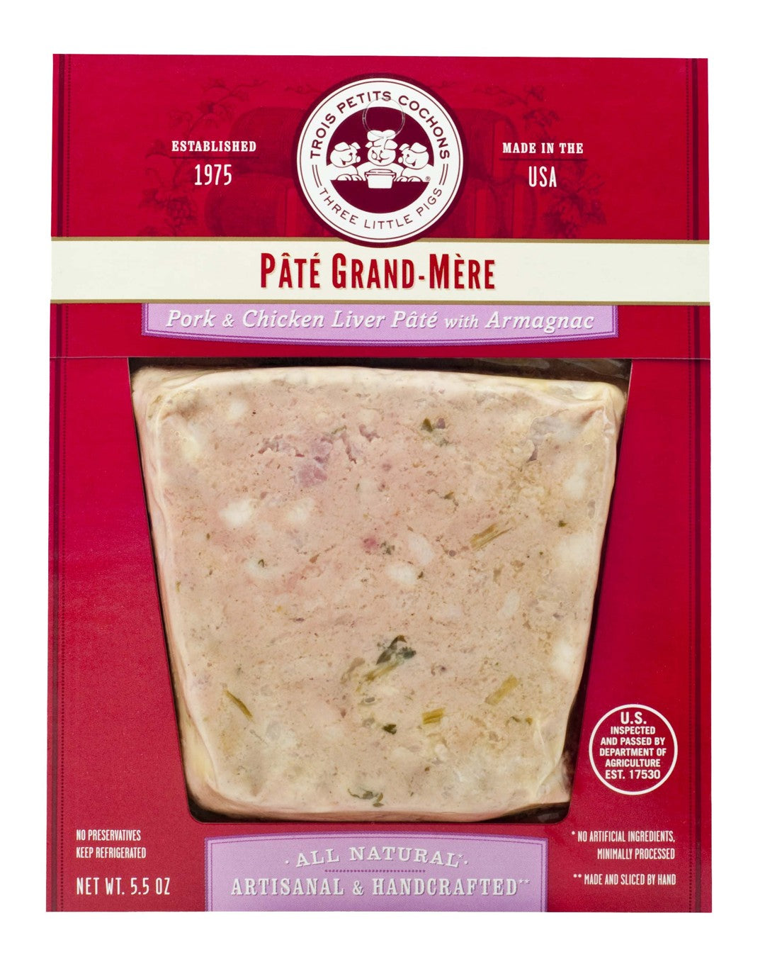 Wholesale Les Trois Grand-Mere Slices 5.5Oz- Bulk