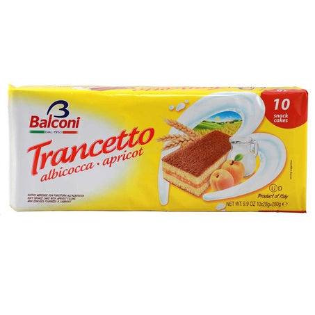Wholesale Balconi Trancetto Apricot Cake | 9.9 oz- Bulk