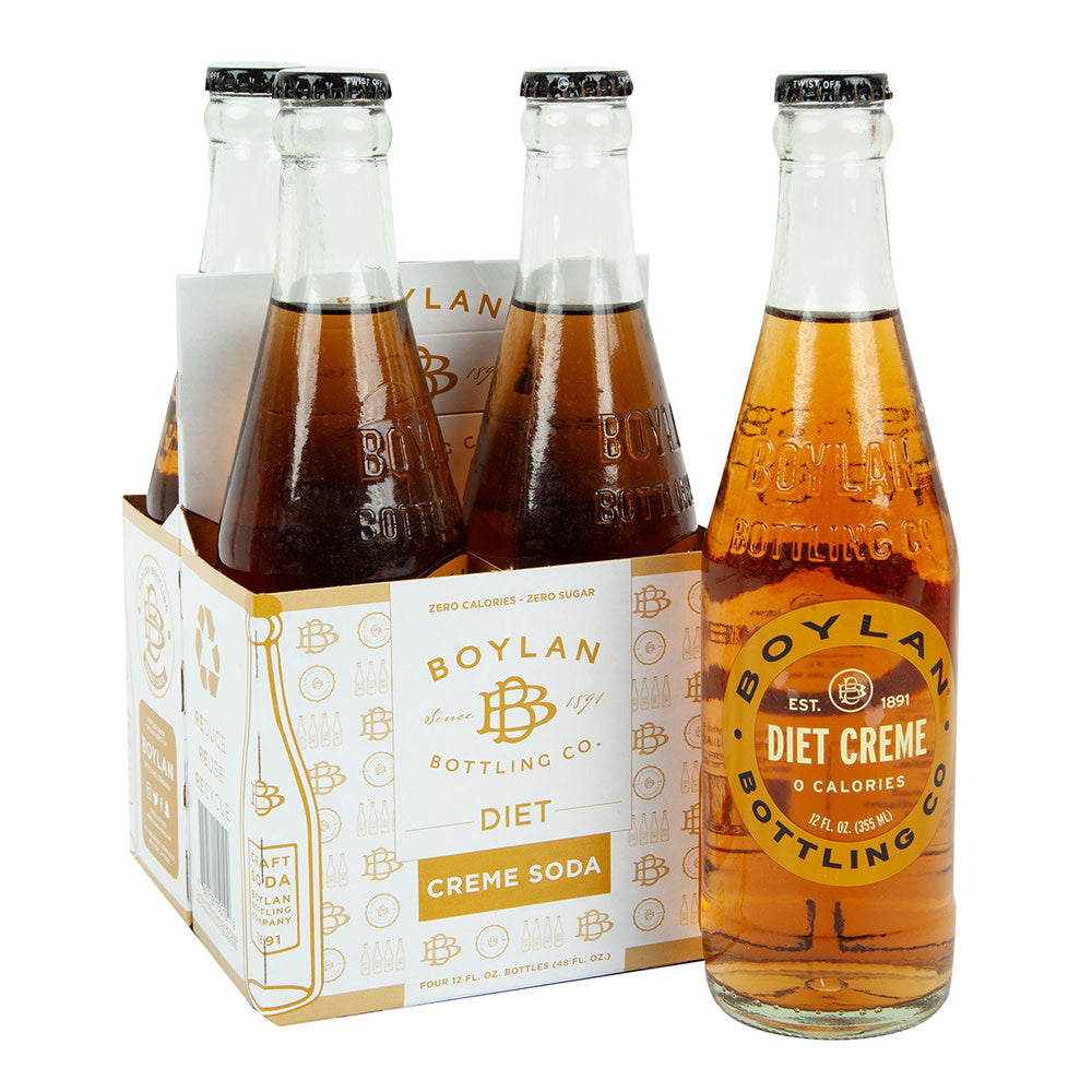 Wholesale Boylan Diet Creme Soda 12 Oz Bottle- Bulk
