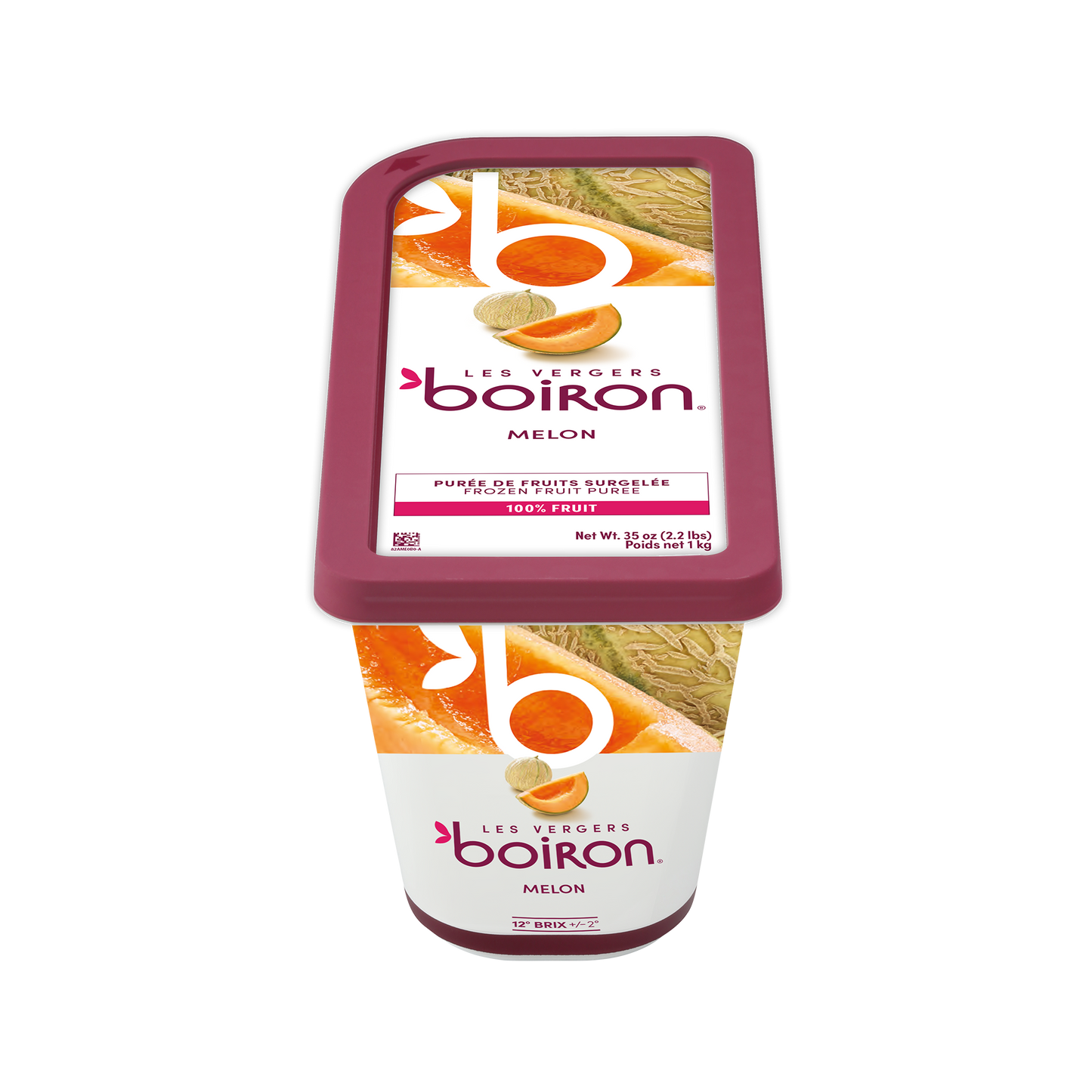 Wholesale Boiron Fruit Puree 100%: Melon 1kg 1kg- Bulk