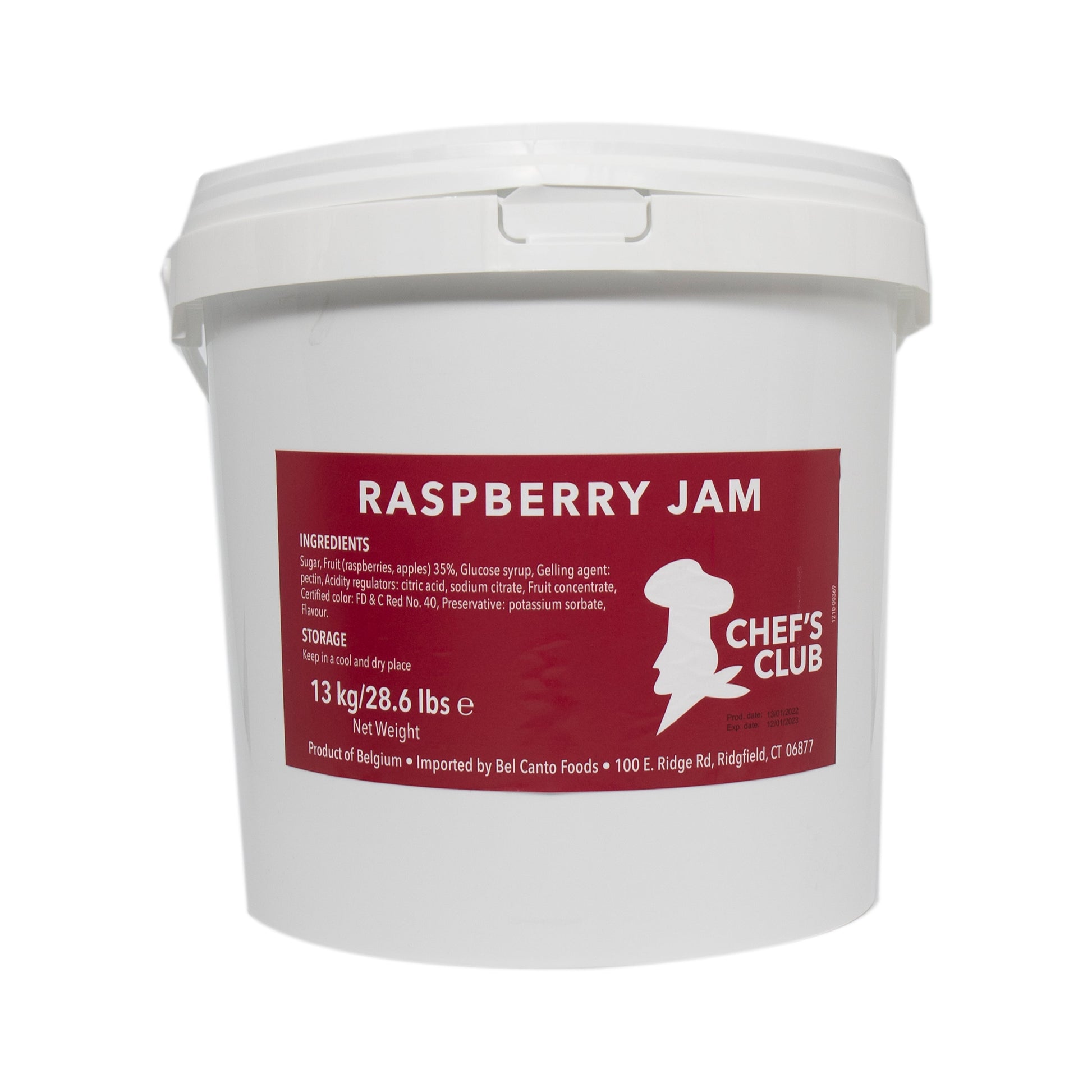 Wholesale Matisse Seedless Raspberry Jam 13kg- Bulk