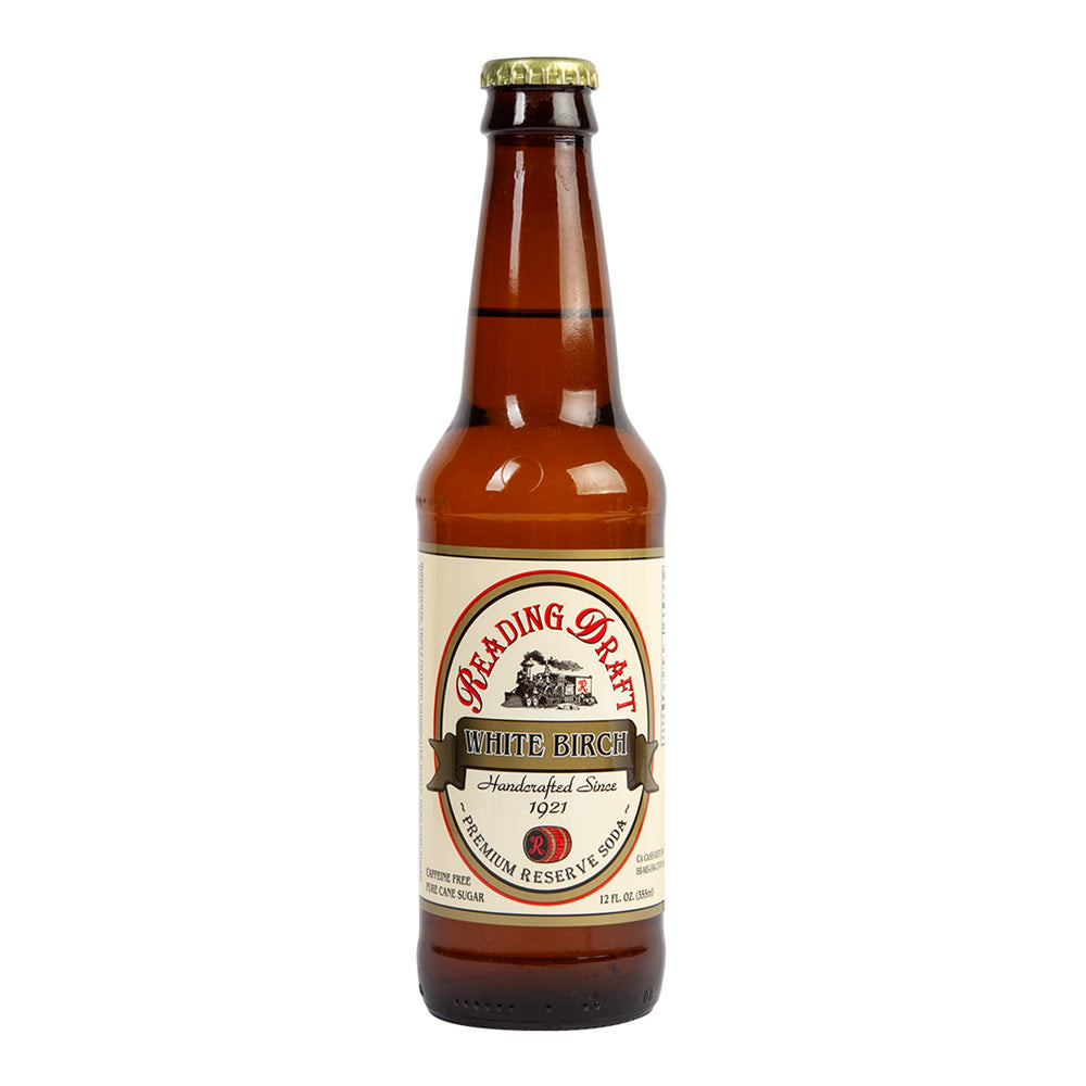 Wholesale Reading Draft White Birch Soda 12 Oz Bottle- Bulk