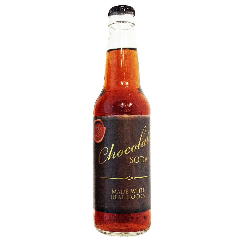 Gourmet Chocolate Soda 12 Oz Bottle