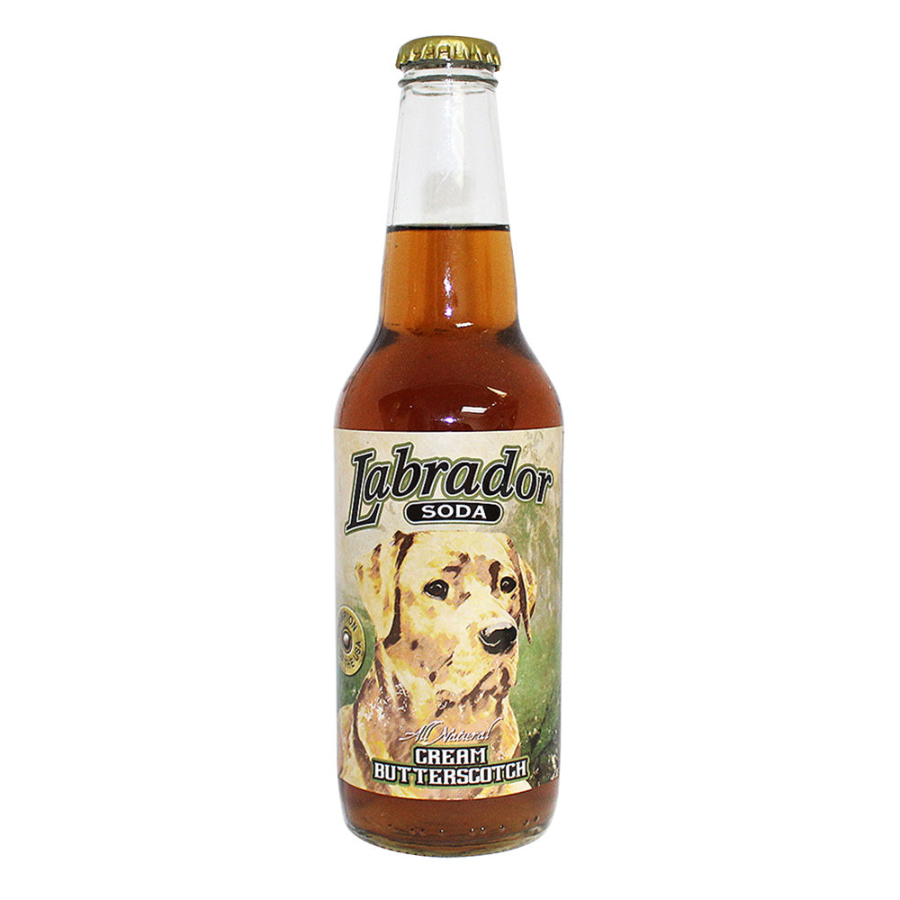 Wholesale Labrador All Natural Cream Butterscotch Soda 12 Oz Bottle- Bulk