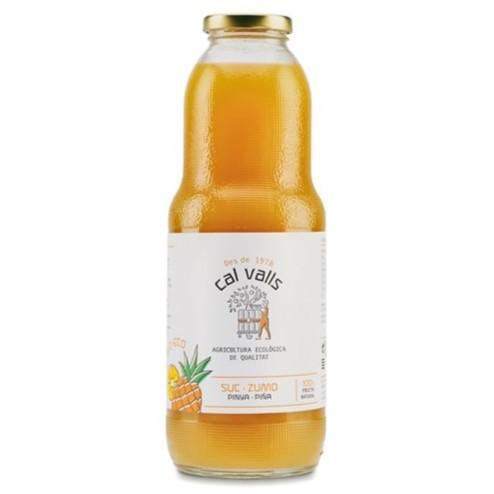 Wholesale Cal Valls Organic Pineapple Juice 6 Pack, 1 Liter (33.814 oz) - Natural Fruit, No Added Sugar, from Spain- Bulk