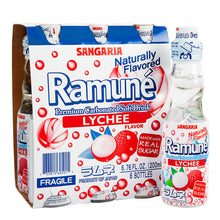Wholesale Ramune Sangaria Lychee Soda 6.76 Oz Bottle- Bulk