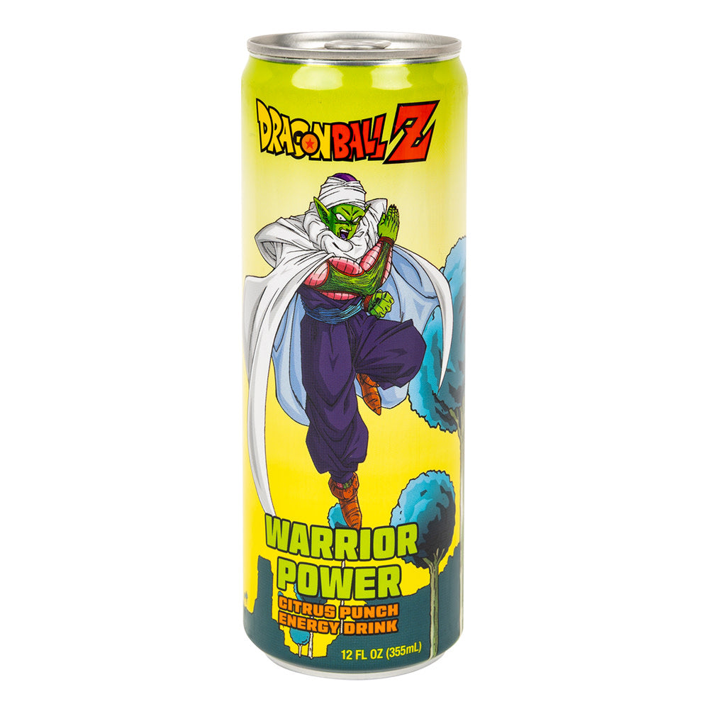 Wholesale Dragon Ball Z Warrior Power Energy Drink 12 Oz Can *Not For Sale In Canada*- Bulk