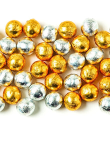 Wholesale Madelaine Chocolate Gold & Silver Balls (10 Lb.) 17.6 OZ Per Case- Bulk