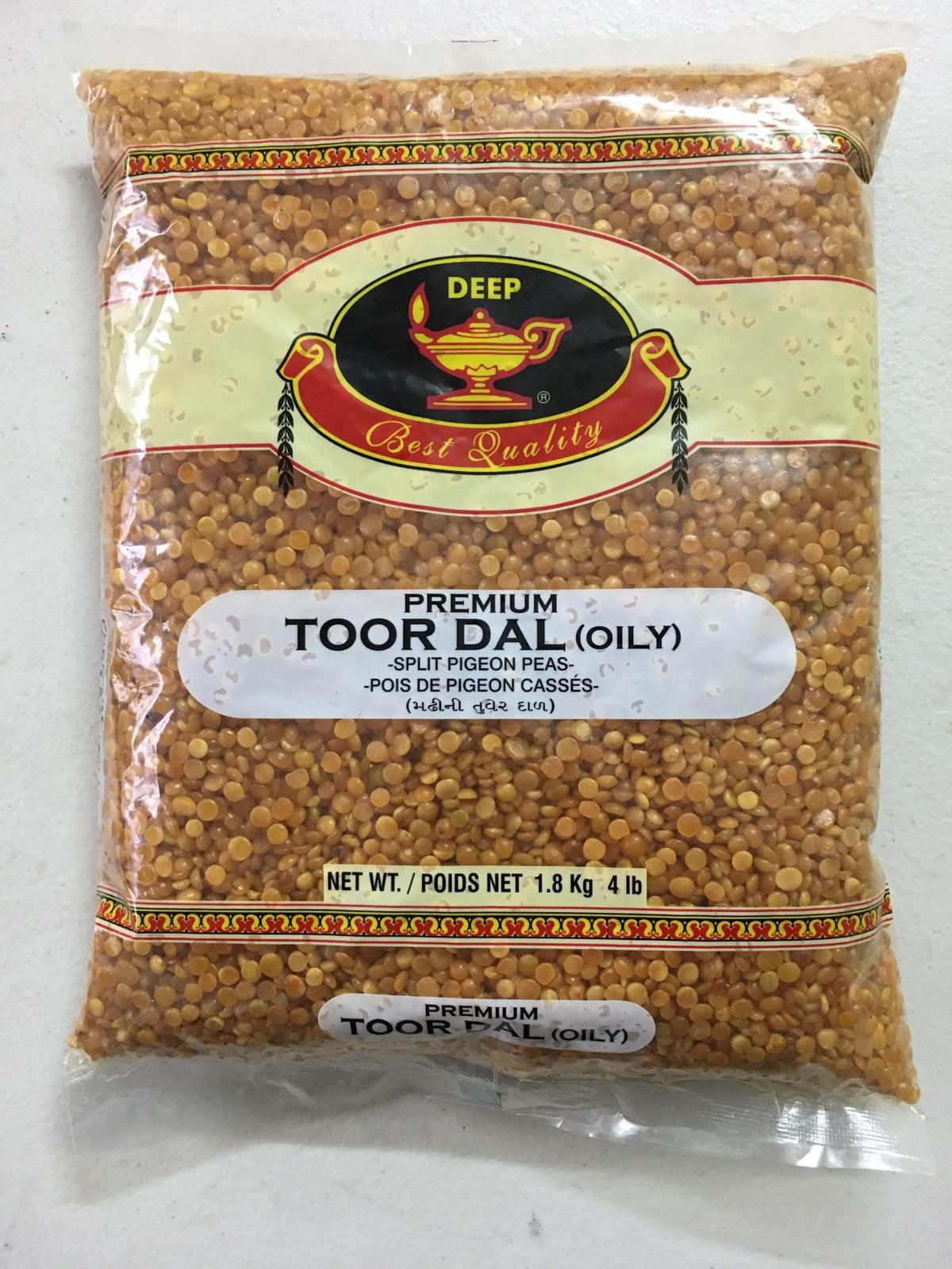Wholesale Deep Toor Dal Oily 4 lb- Bulk