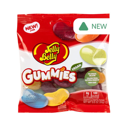 Wholesale Jelly Belly Gummies Assorted 3.5 Oz Peg Bag- Bulk