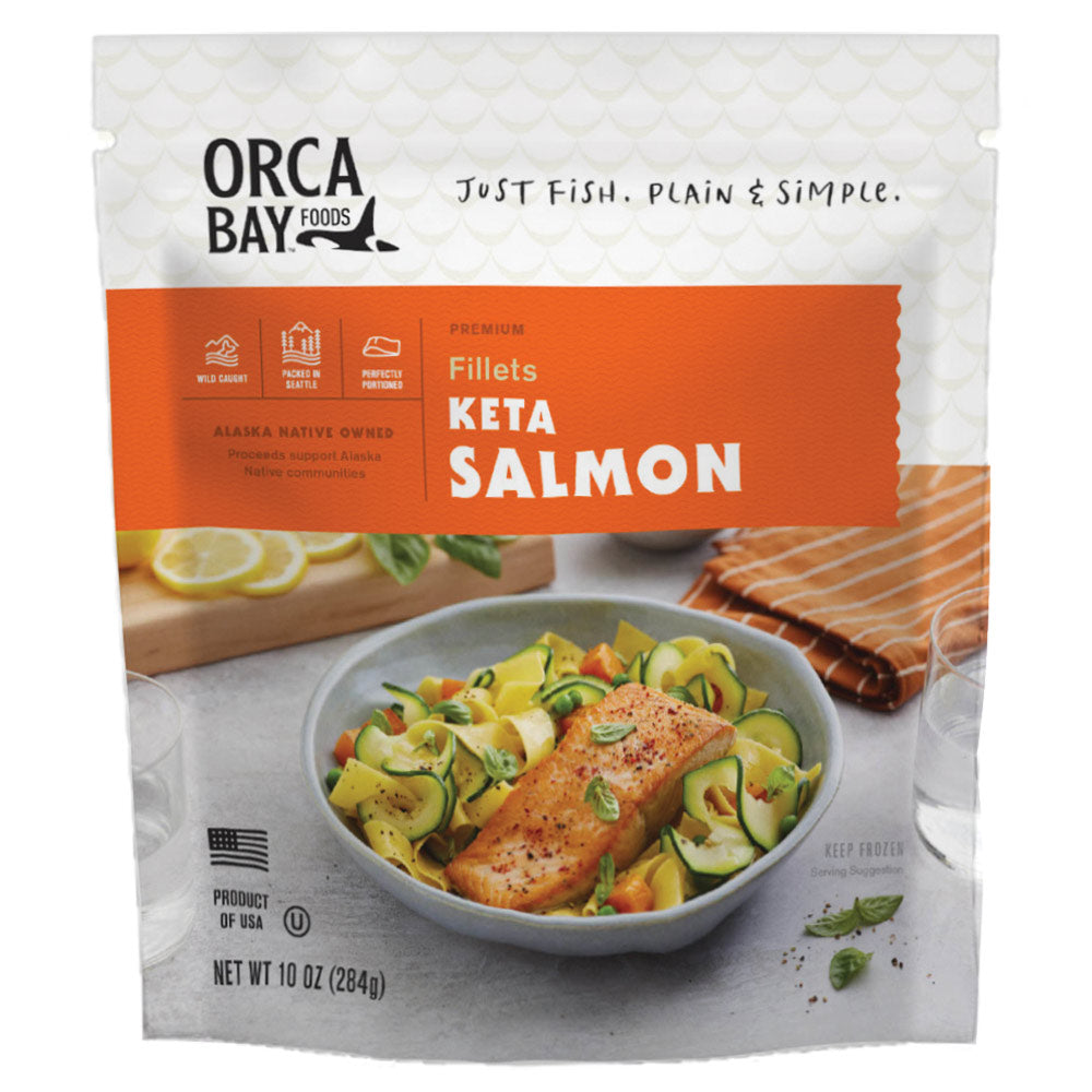 Wholesale Orca Bay Case Keta Salmon Portion With Skin On- Bulk